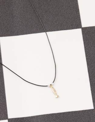Shop Reclaimed Vintage Unisex Fish Charm Necklace-gold