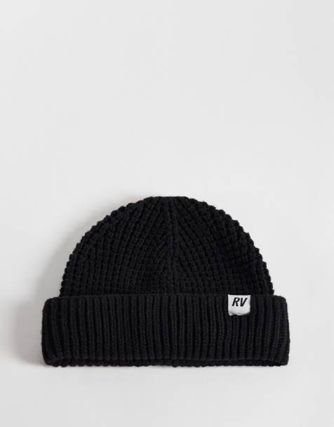 Reclaimed Vintage unisex fisherman beanie in black - view 1