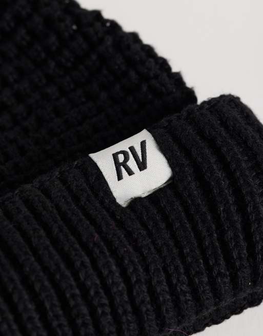 Reclaimed Vintage unisex fisherman beanie in black, 2 of 3