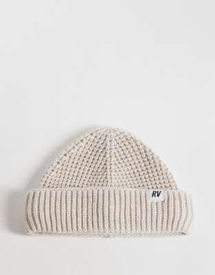 Reclaimed Vintage Unisex Fisherman Beanie In White