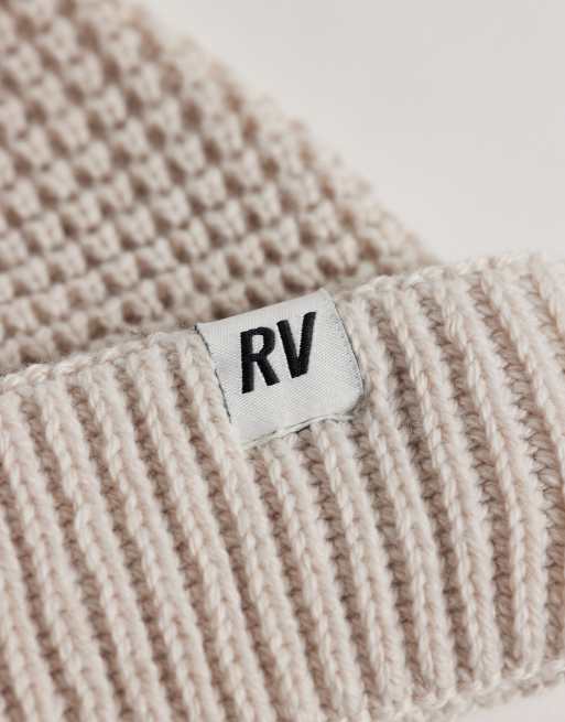 Reclaimed Vintage unisex fisherman beanie in neutral, 2 of 3