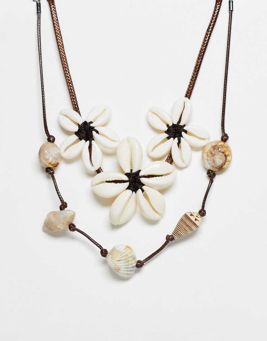 Buy Black Flower Necklace for Women on sale