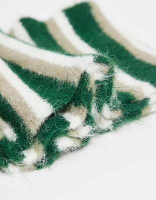 Reclaimed Vintage Unisex Fluffy Scarf In Multi