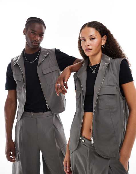 Reclaimed Vintage - Unisex - Grå habitvest - view 1