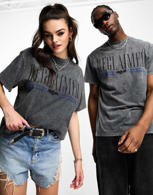 Vintage unisex heritage logo in gray | ASOS