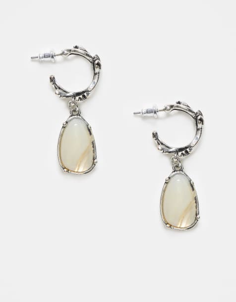 Men s Earrings Stud Hoop Diamond Earrings ASOS
