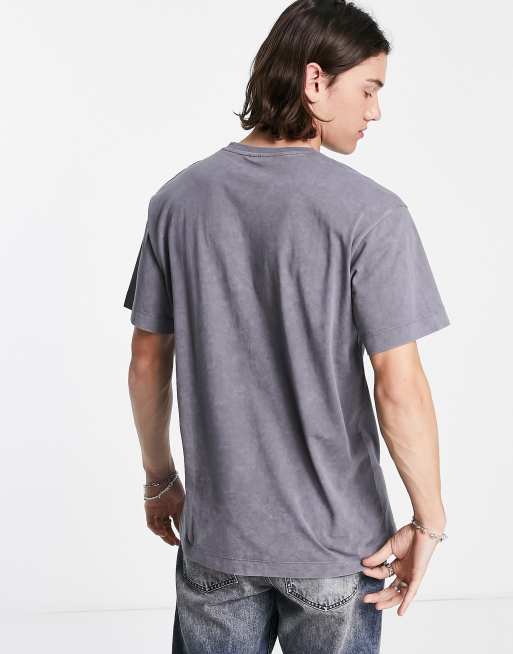 Reclaimed Vintage unisex inspired licensed Prince t-shirt in washed grey, 4 of 4