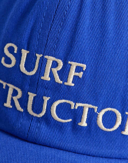 Reclaimed Vintage – Unisex-Kappe in Blau mit „Surf Instructor“-Schriftzug, 3 von 3
