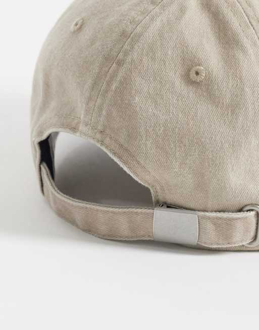 Reclaimed Vintage – Unisex-Kappe in Cremeweiß mit „Margate“-Stickerei, 3 von 3