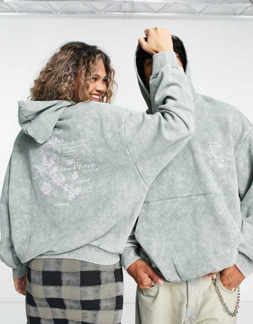 Oversized Y2K Hoodie Herren - Streetwear Mit Rückenprint