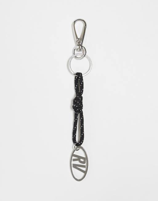 Reclaimed Vintage – Unisex-Karabiner mit „RV“-Anhänger