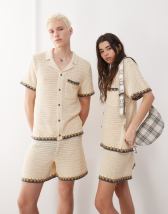 ASOS DESIGN - Oversized recht T-shirt van zware stof met grafische tekstprint in zwart met wassing