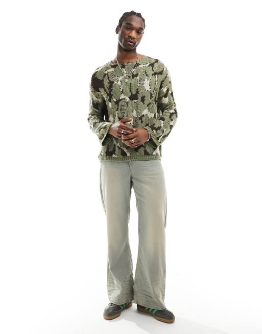 Army print jumper discount
