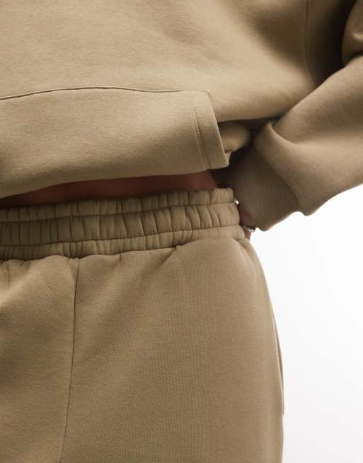 Reclaimed Vintage unisex kraftiga vida joggerset i khaki, 3 av 5