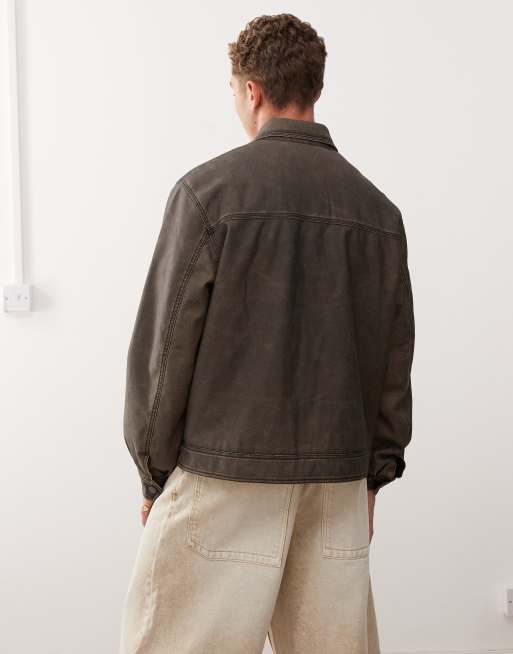 Reclaimed vintage harrington jacket deals