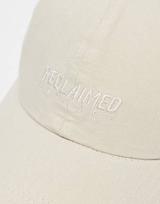 Reclaimed Vintage Unisex Logo Cap In Neutral