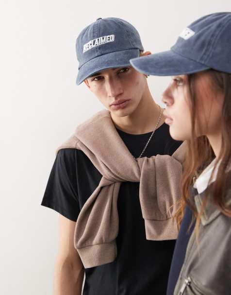 Reclaimed Vintage unisex logo cap in navy - view 1