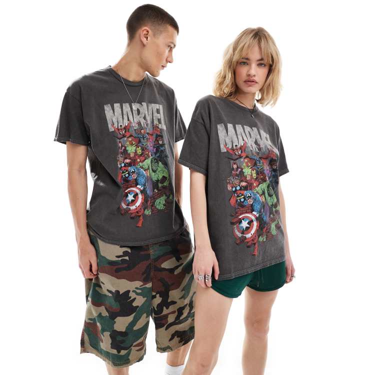 Maglietta marvel pull and bear hotsell