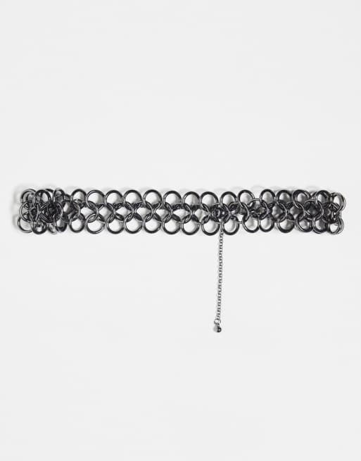 Metal on sale choker chain
