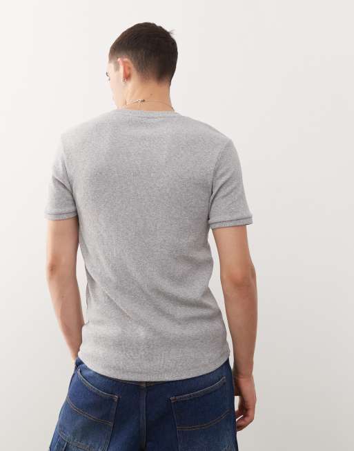 Reclaimed Vintage – Unisex – Muskelshirt in grau meliert, 3 von 4