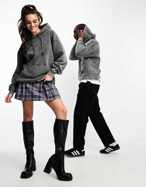 Overdye charcoal hoodie best sale