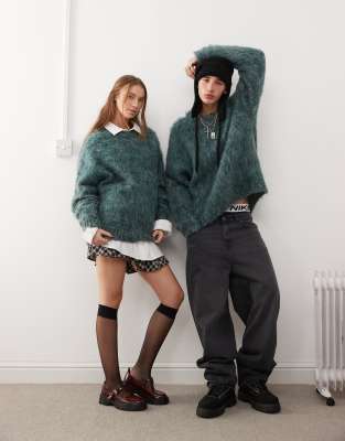 Reclaimed Vintage unisex oversized mega fluffy jumper