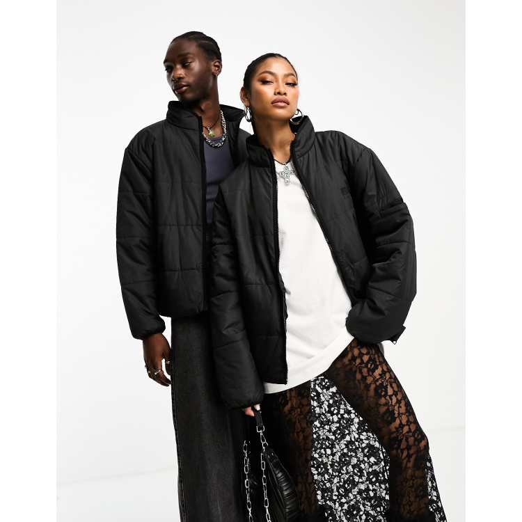 Oversized puffer shop bomber jacket