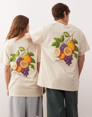 Reclaimed Vintage Unisex Oversized T-shirt With Fruit Graphic Print