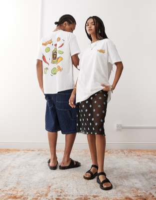 Reclaimed Vintage Unisex Oversized T-shirt With Spicy Tequila Print