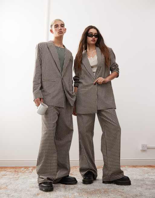 Reclaimed Vintage Unisex - Oversized ternede bukser