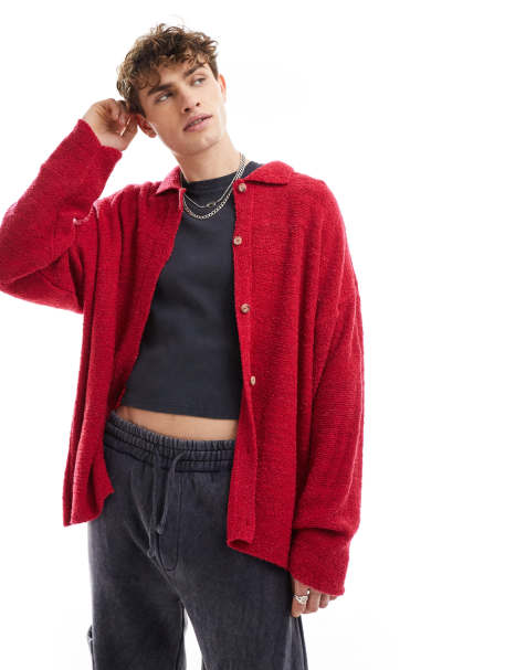Mens cardigan hot sale sweatshirt