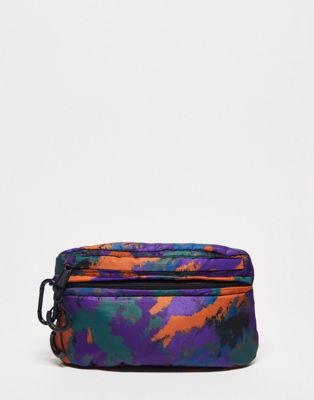 Reclaimed Vintage unisex puffer bum bag in camo print - ASOS Price Checker