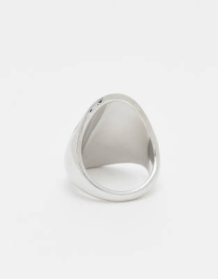 RECLAIMED VINTAGE UNISEX RING WITH FAUX STONE 