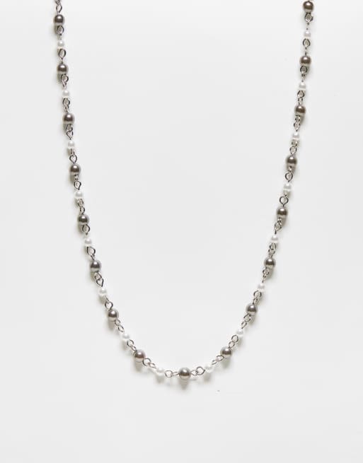 Silver scarf necklace cheap