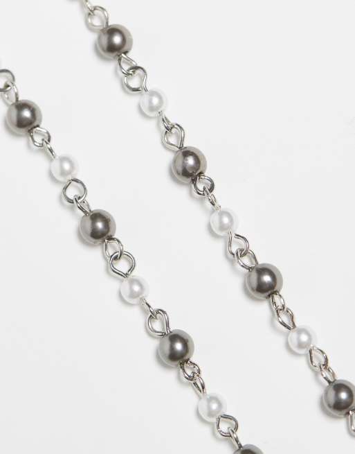 Silver scarf necklace cheap