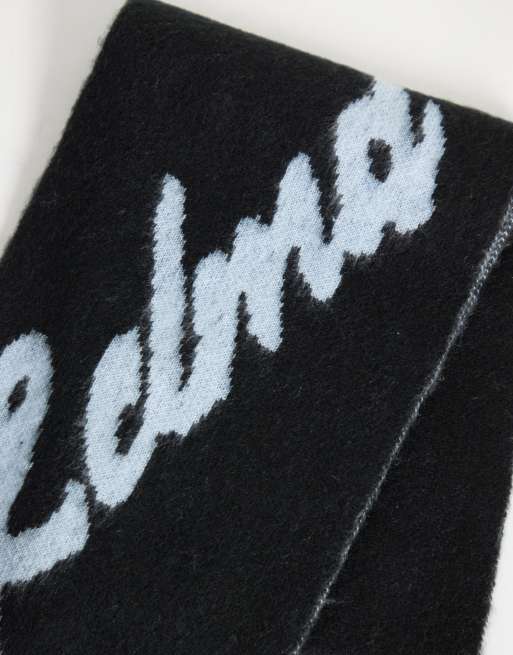 Reclaimed Vintage unisex scarf with branding in gray, 3 of 3