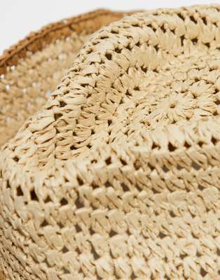 RECLAIMED VINTAGE UNISEX STRAW COWBOY HAT 
