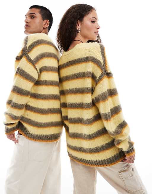 Reclaimed Vintage unisex striped cardigan | ASOS Reclaimed Vintage unisex striped cardigan | ASOS