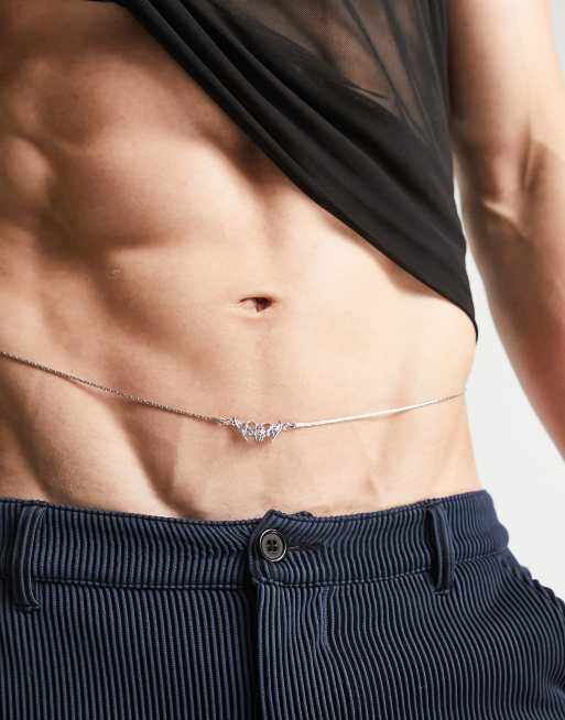 Silver waist chain shop for gents