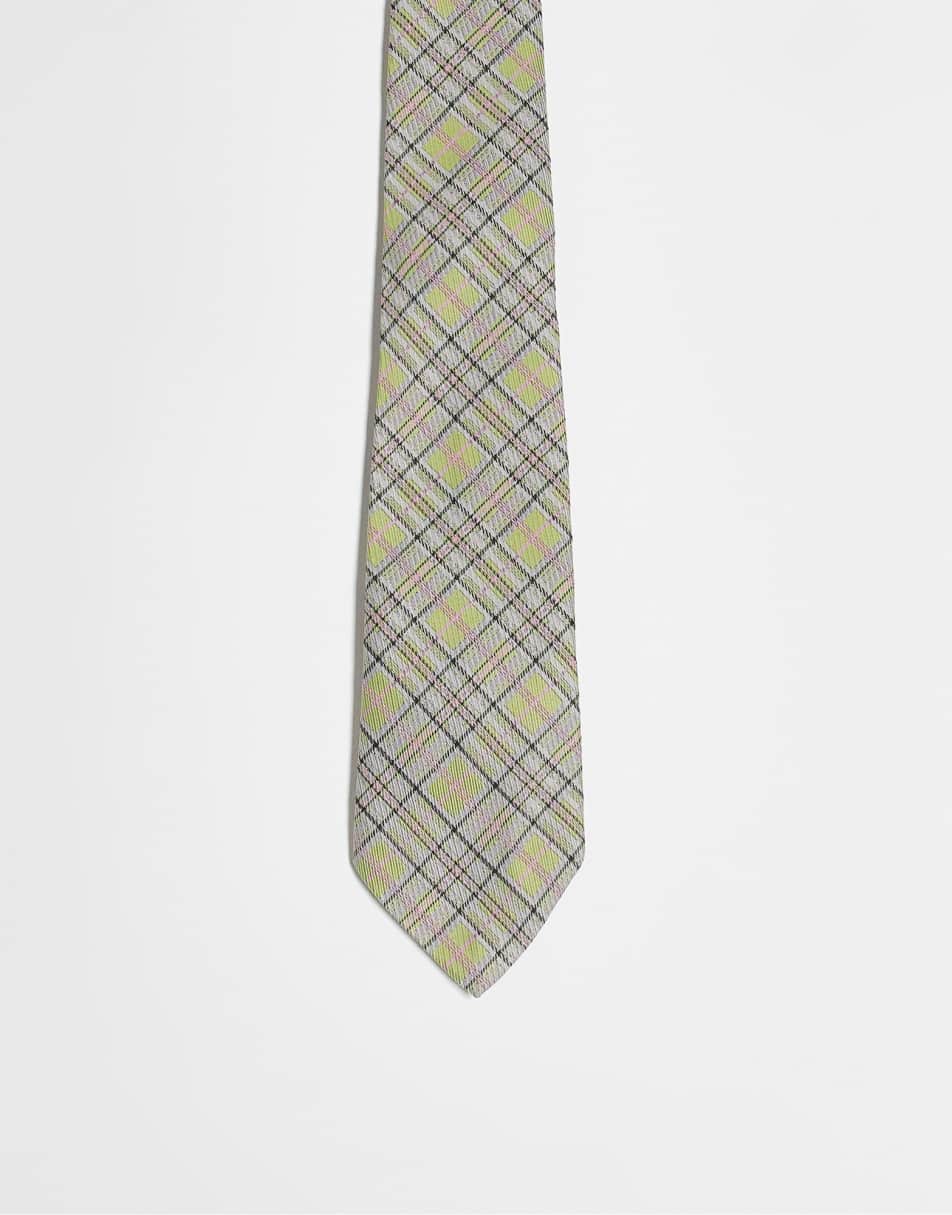 Reclaimed Vintage unisex tie in check