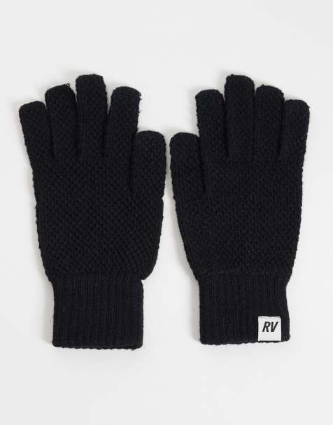 Reclaimed Vintage unisex-vantar med våffelstruktur och touchscreen - view 1