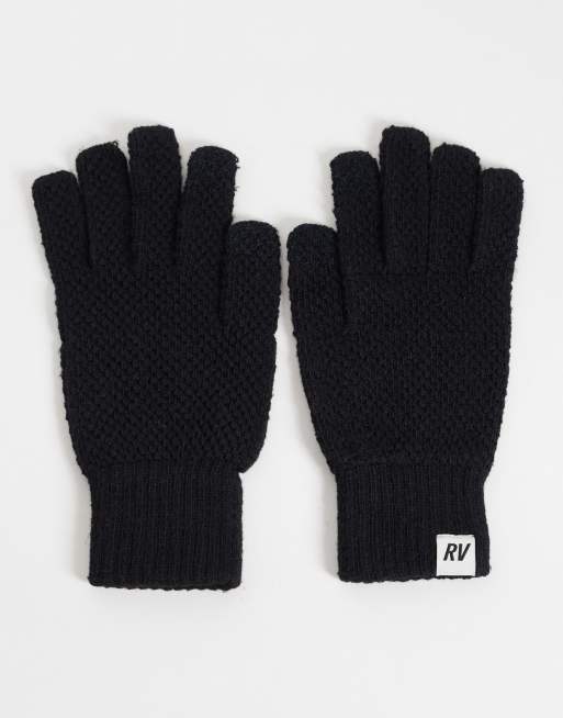 Reclaimed Vintage unisex waffle gloves with touchscreen, 1 of 3