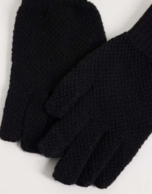 Reclaimed Vintage unisex waffle gloves with touchscreen, 3 of 3
