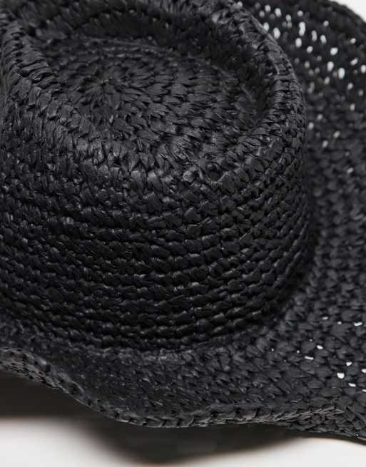 Reclaimed Vintage unisex cowboy hat in black
