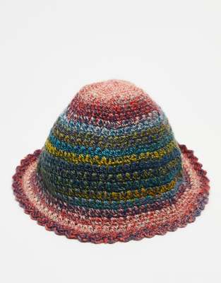 Reclaimed Vintage unisex woven bonnet in multi - ASOS Price Checker