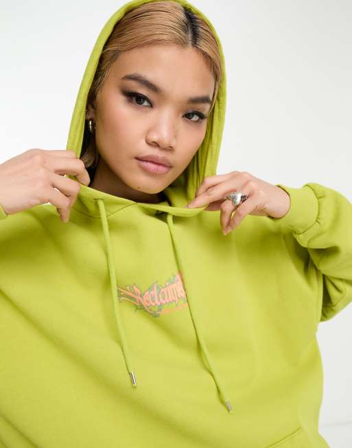 Yellow green hoodie store
