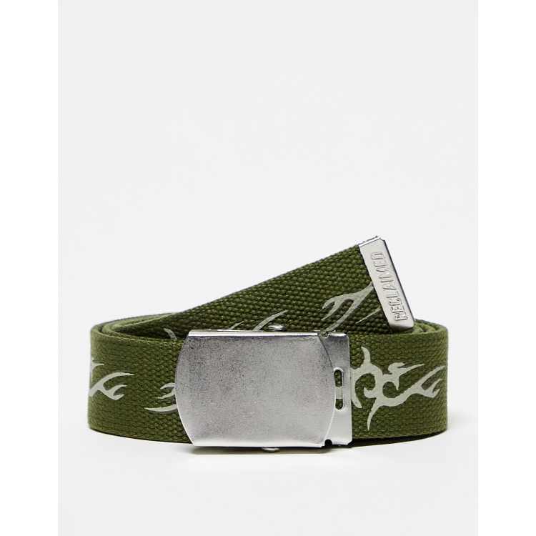 【LO-FI】PREHISTORIC WORKWEAR BELT [GREEN] Classic Lizard Belt - Bobby Jones