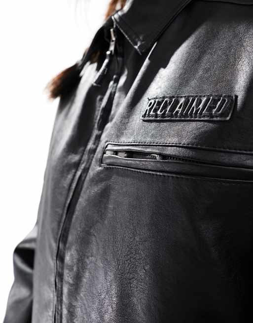 Vans leather jacket 2025
