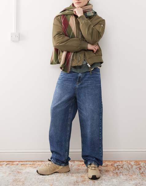 Reclaimed Vintage – Weite Dad-Jeans in verwaschenem Blau - view 1