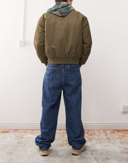 Reclaimed Vintage – Weite Dad-Jeans in verwaschenem Blau, 2 von 5
